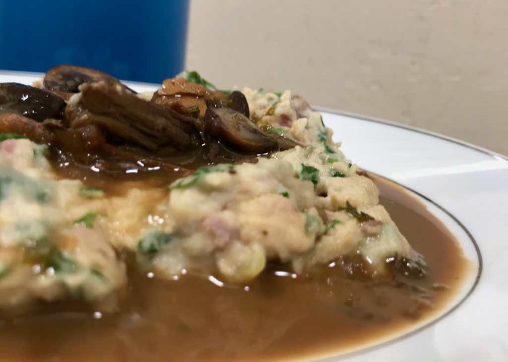 spinach mashed potatoes